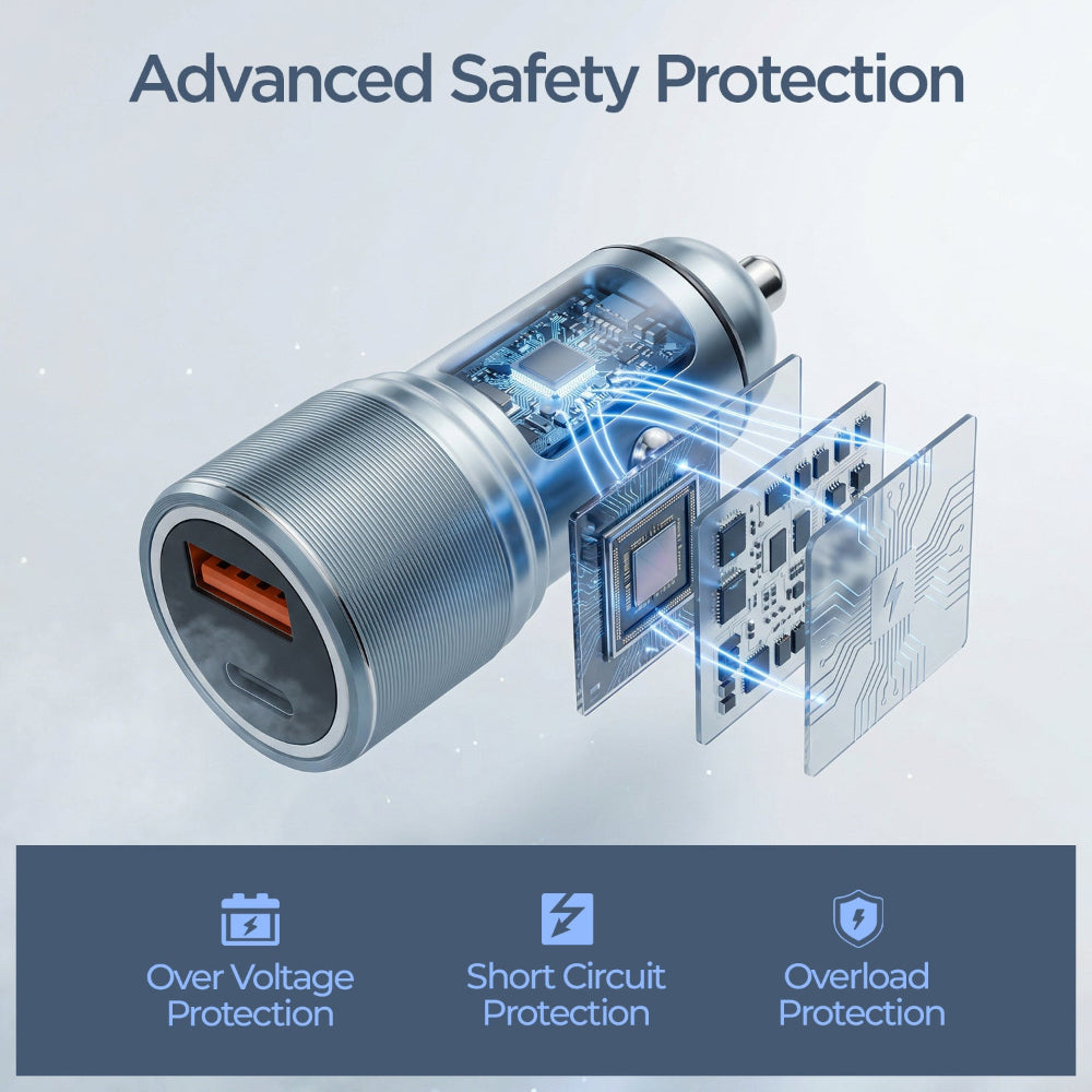 Unigen USB Dual Port Car Charger (80 W)