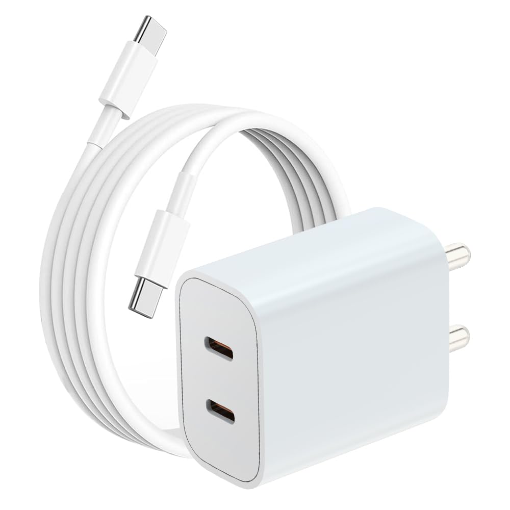 20W Dual Type-C Fast PD Charger