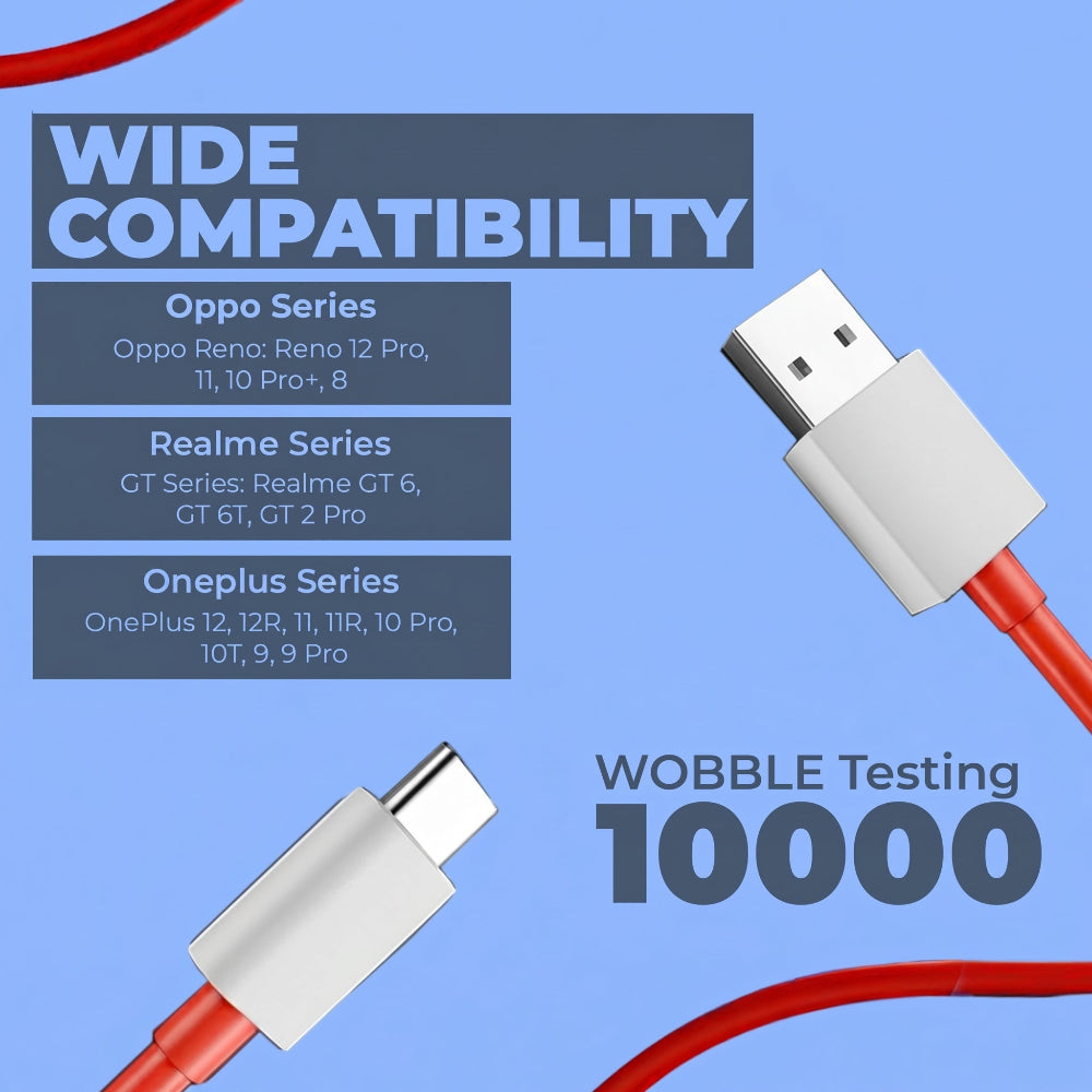 UNIGEN 100W SUPERVOOC USB-A to Type-C Cable