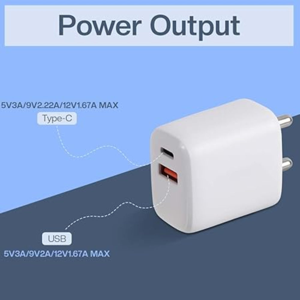 30W Dual USB/PD Charger