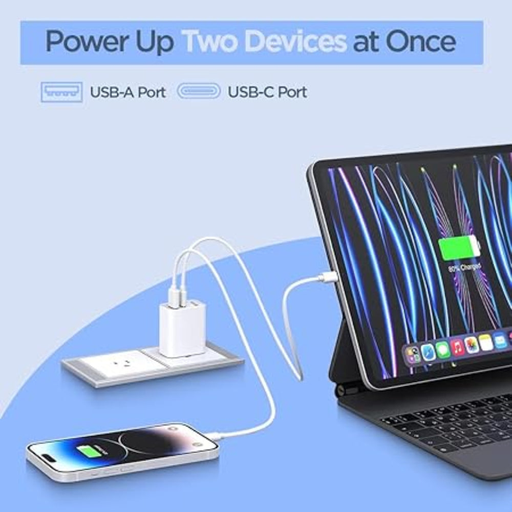 20W Dual Fast USB/PD Charger