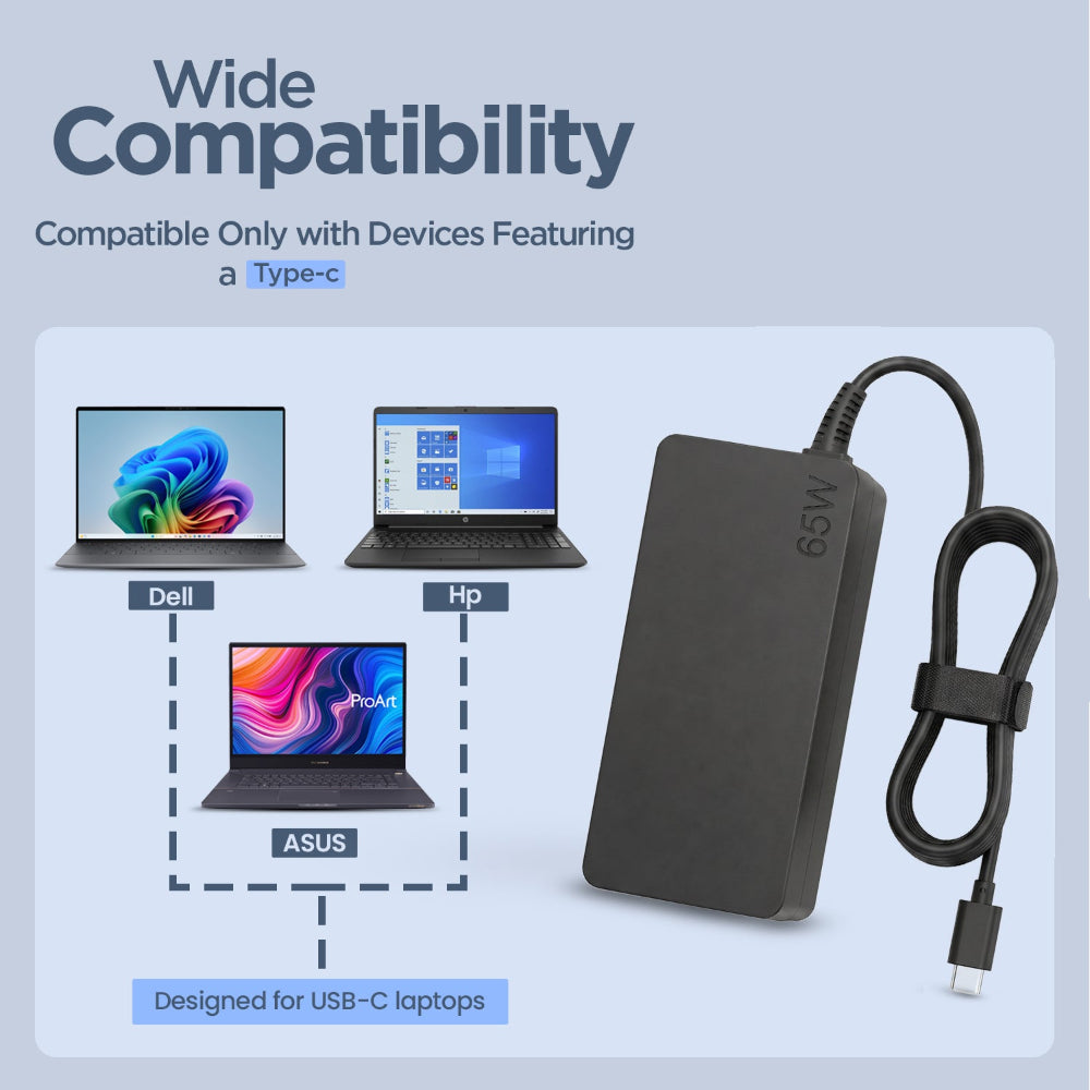 UNIGEN 65W USB-C Laptop Charger