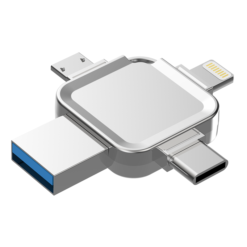 UNIGEN® UniDrive 128/64/32GB 4-in-1 USB Flash Drive