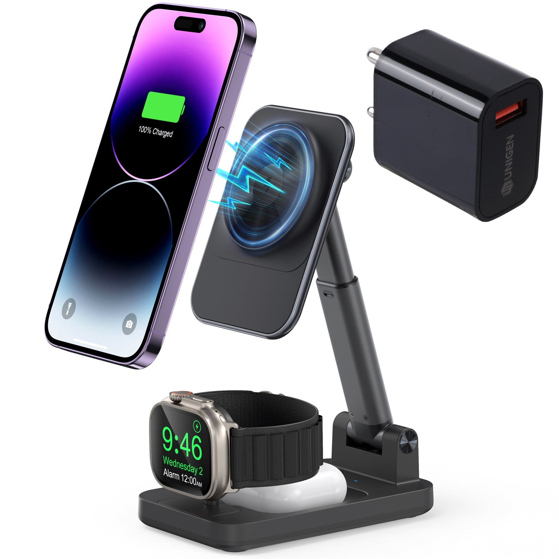 MAGTEC 310 - 3 in 1 Magsafe Charging Station