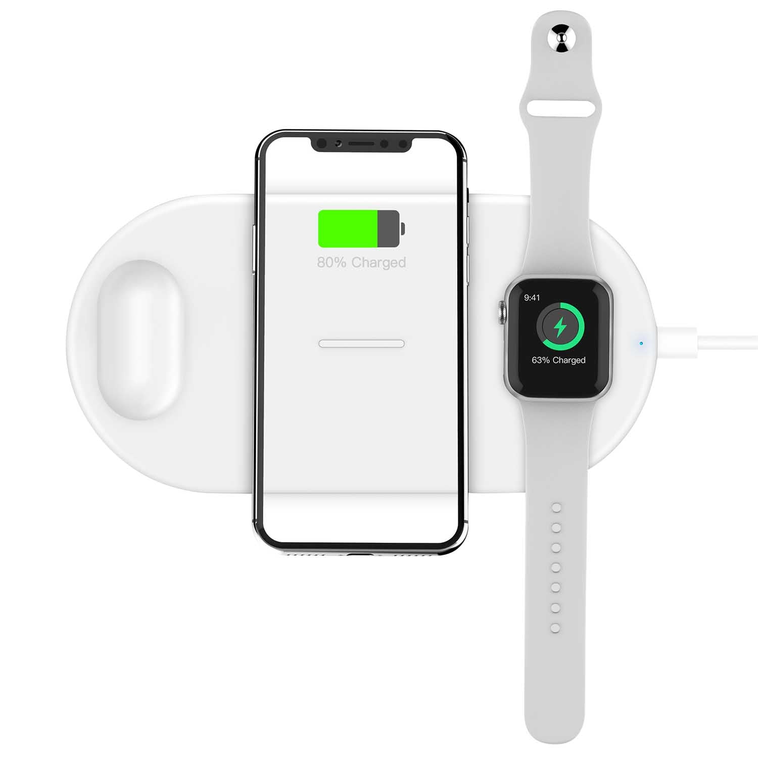 Unidock 310 - 3 in 1 Wireless Charging Pad