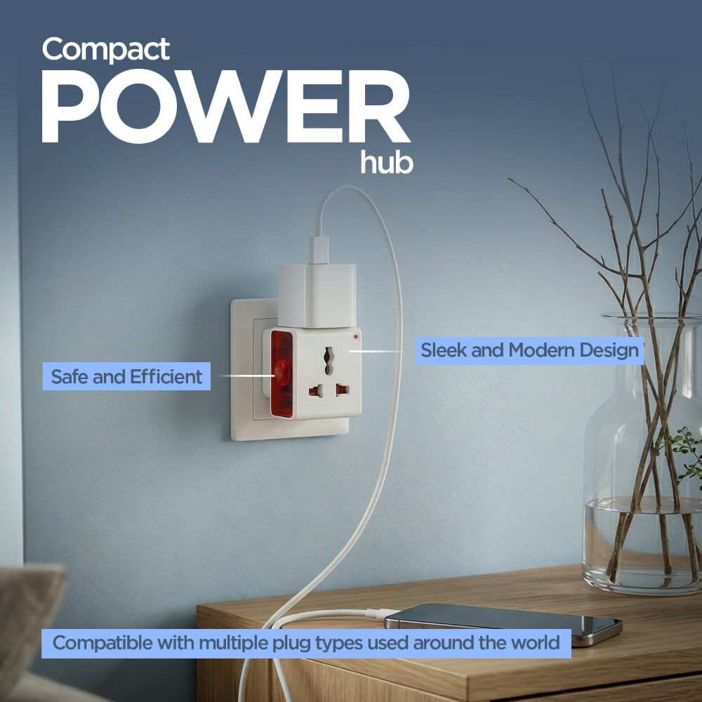3 Pin Multi Plug Adapter