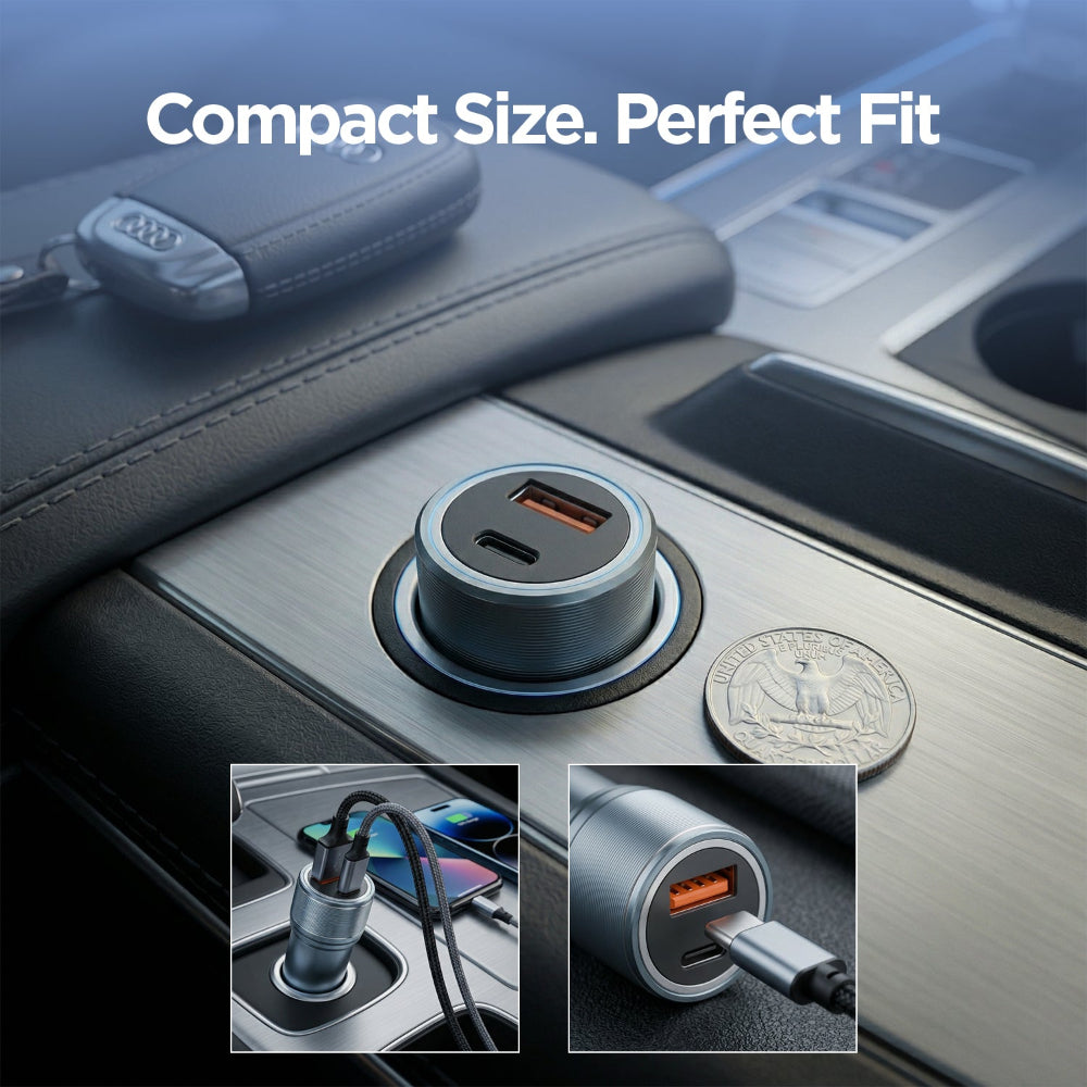 Unigen USB Dual Port Car Charger (80 W)