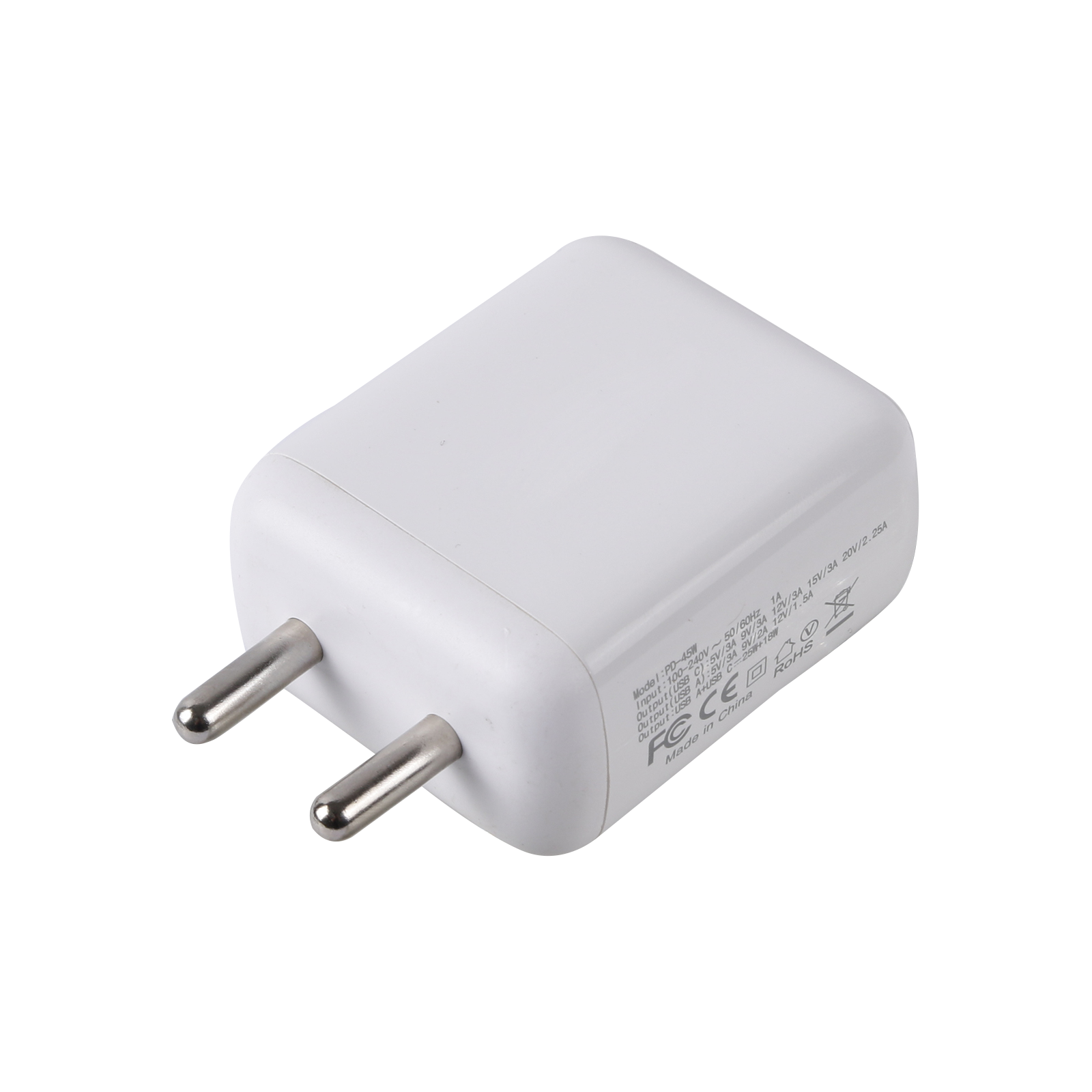 45W Dual USB/PD Charger