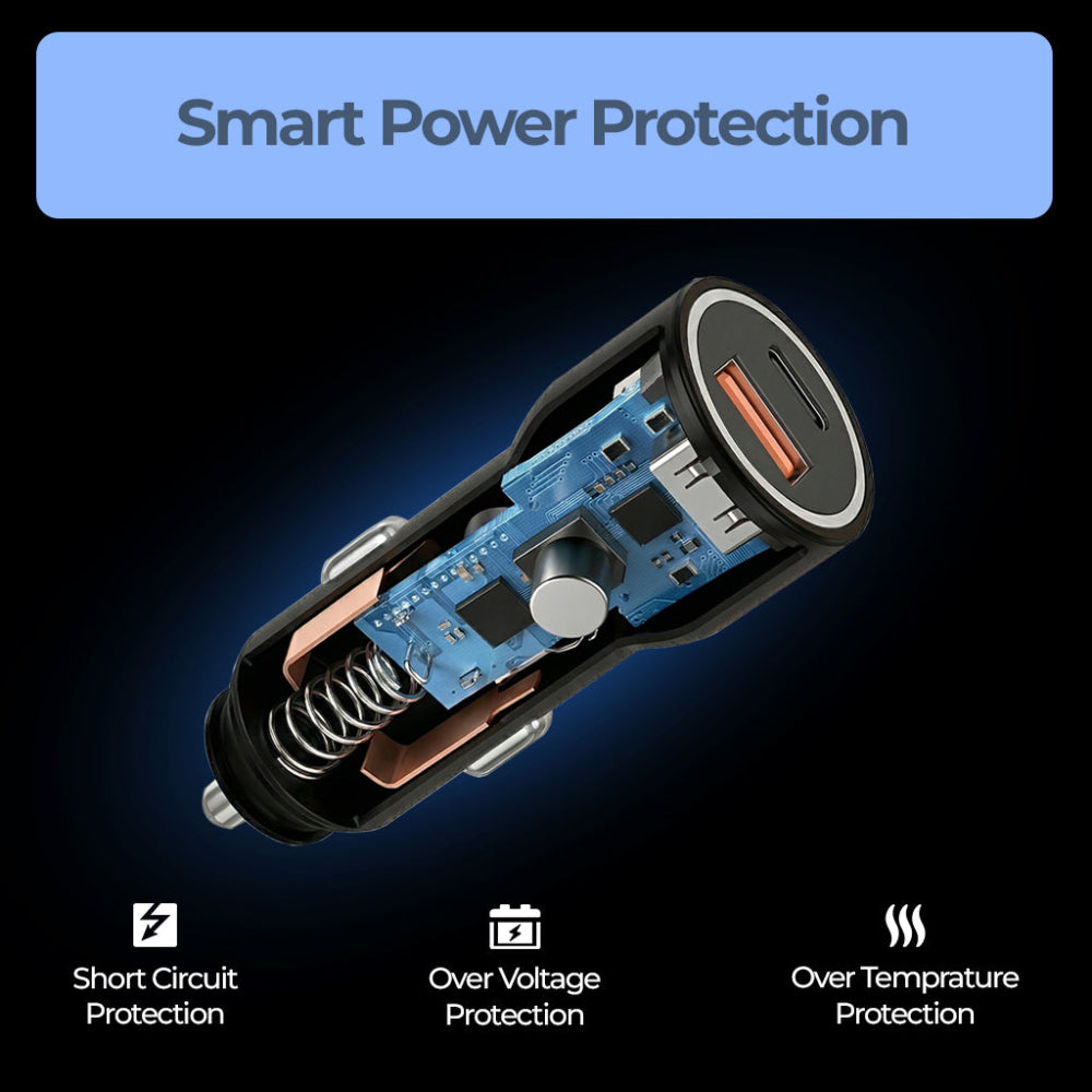 Unigen Dual Port Car Charger (125 W)