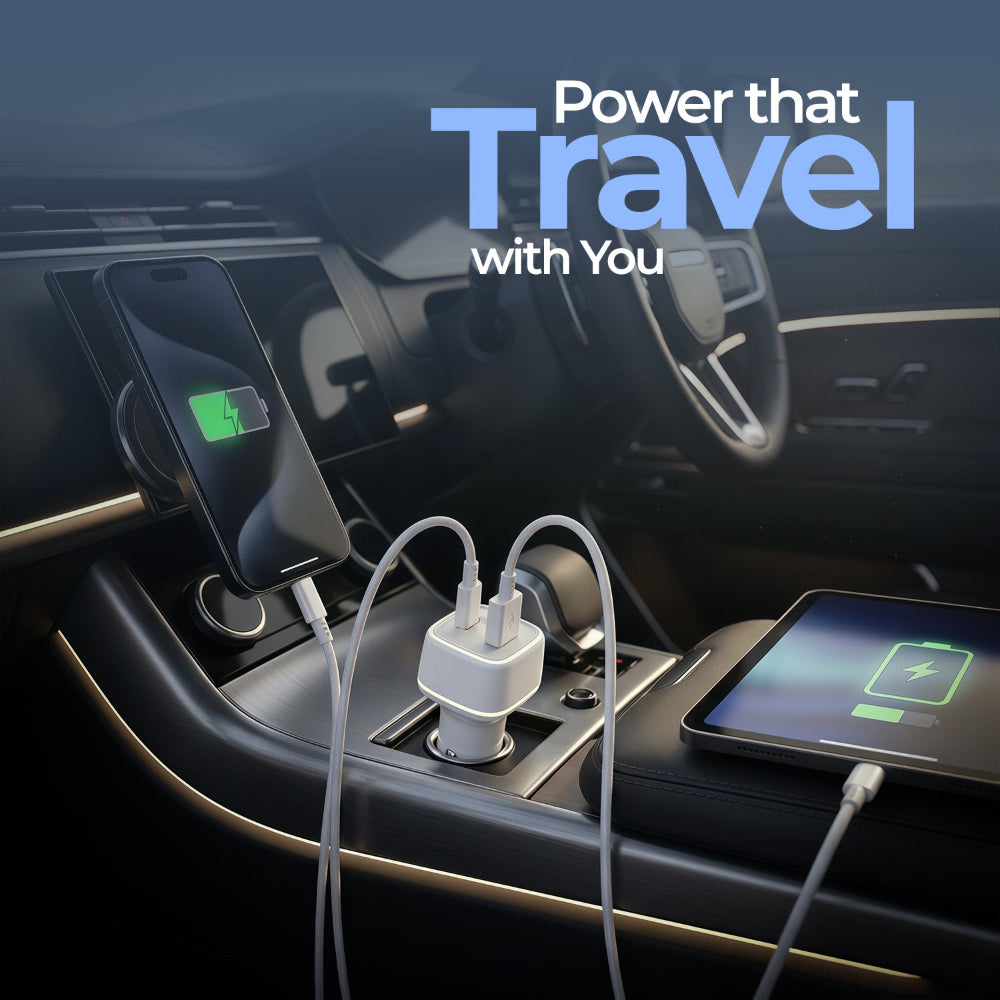 Unigen Dual Port Car Charger (80 W)