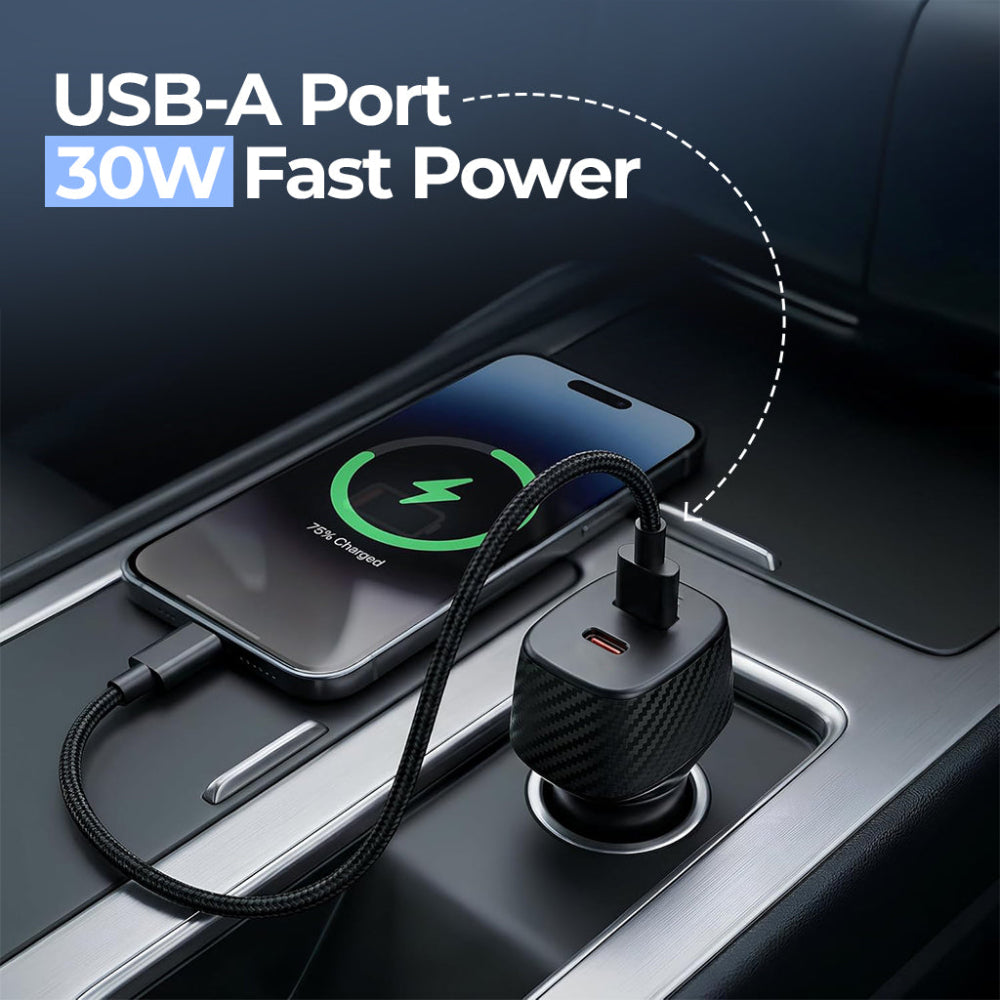 Unigen Dual Port Car Charger (75 W)