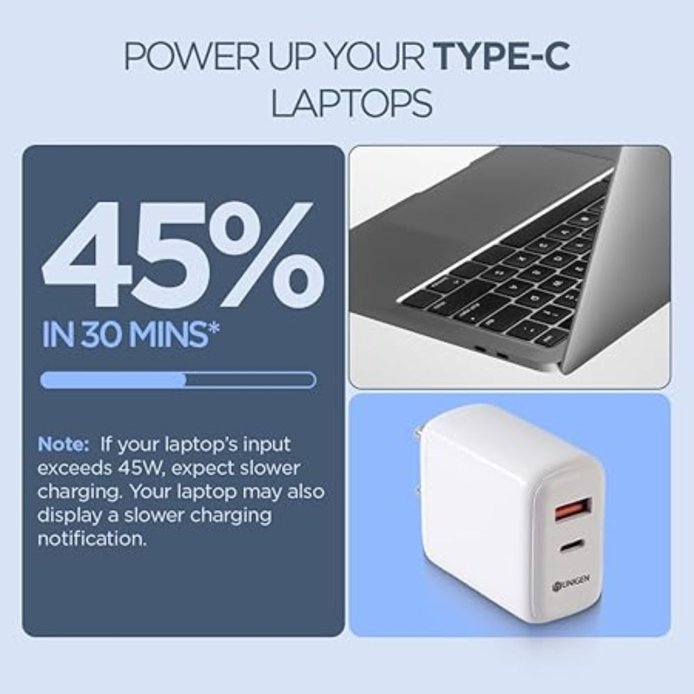 45W Dual USB/PD Charger