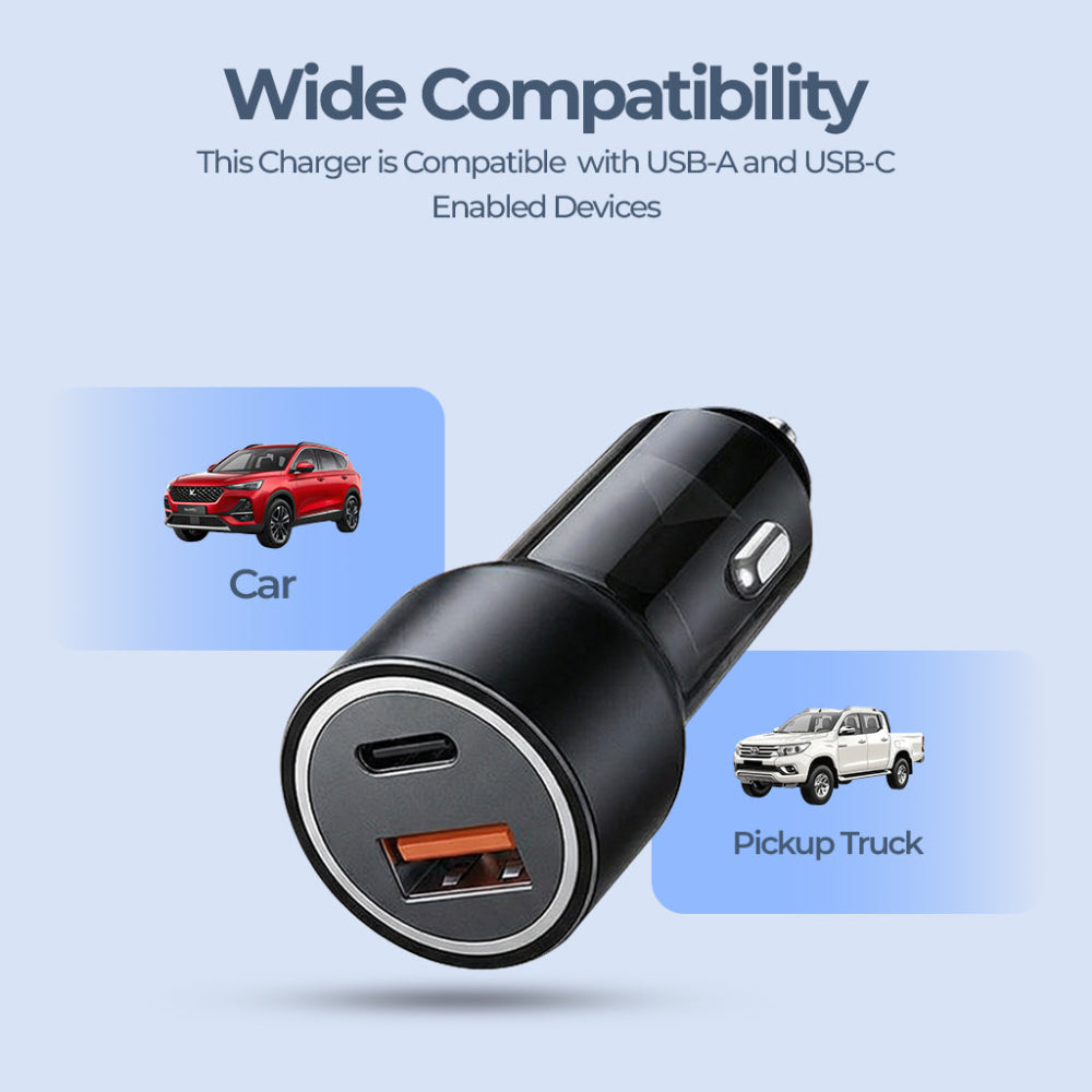 Unigen Dual Port Car Charger (125 W)