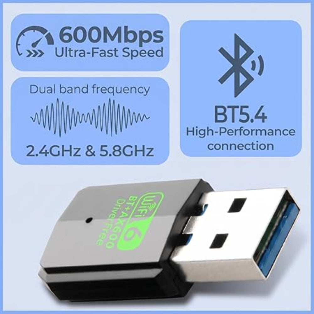 600 Mbps WiFi USB Adapter