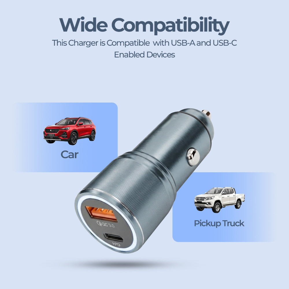 Unigen USB Dual Port Car Charger (80 W)
