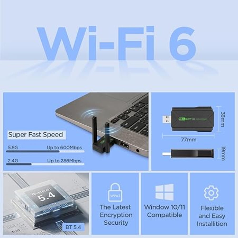 900 Mbps WiFi USB Adapter