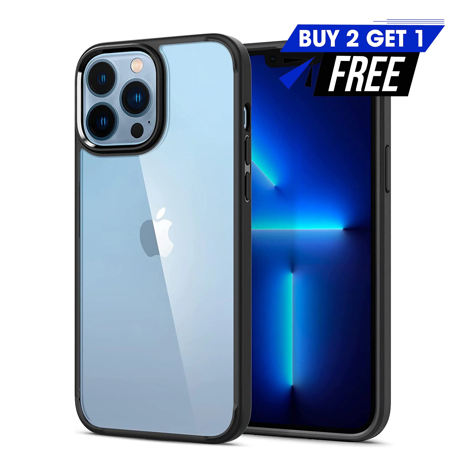 Transparent Acrylic Hard Back Cover for iPhone 12/13/13Pro/14